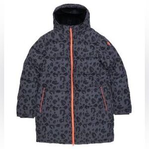 Scamp and Dude Leopard Puffer Parka
